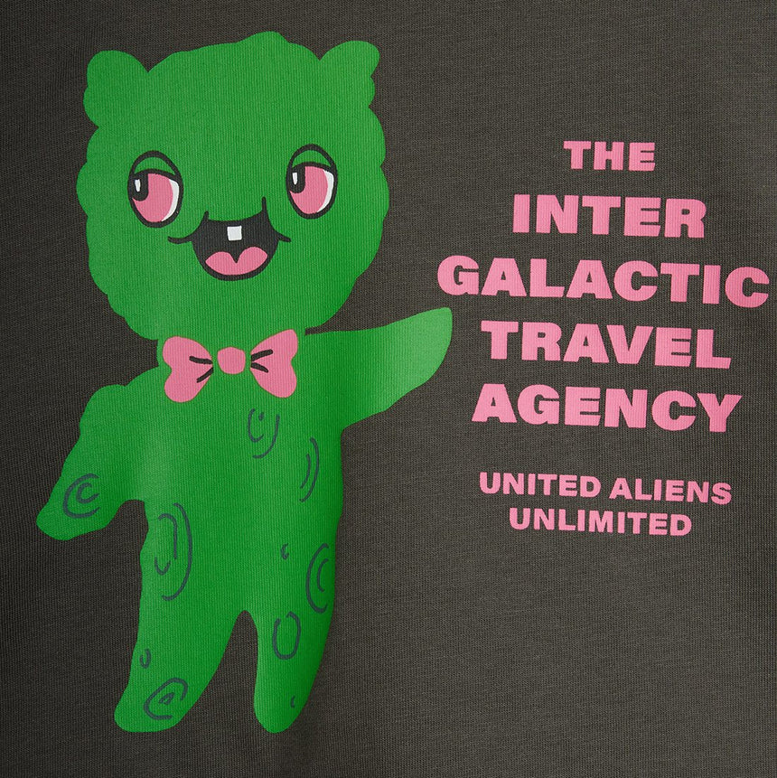 Mini Rodini - Alien Travel Agency long-sleeved tee - black | Scout & Co