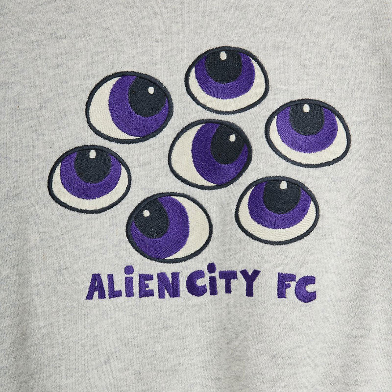 Mini Rodini - Eyes embroidered sweatshirt - grey | Scout & Co