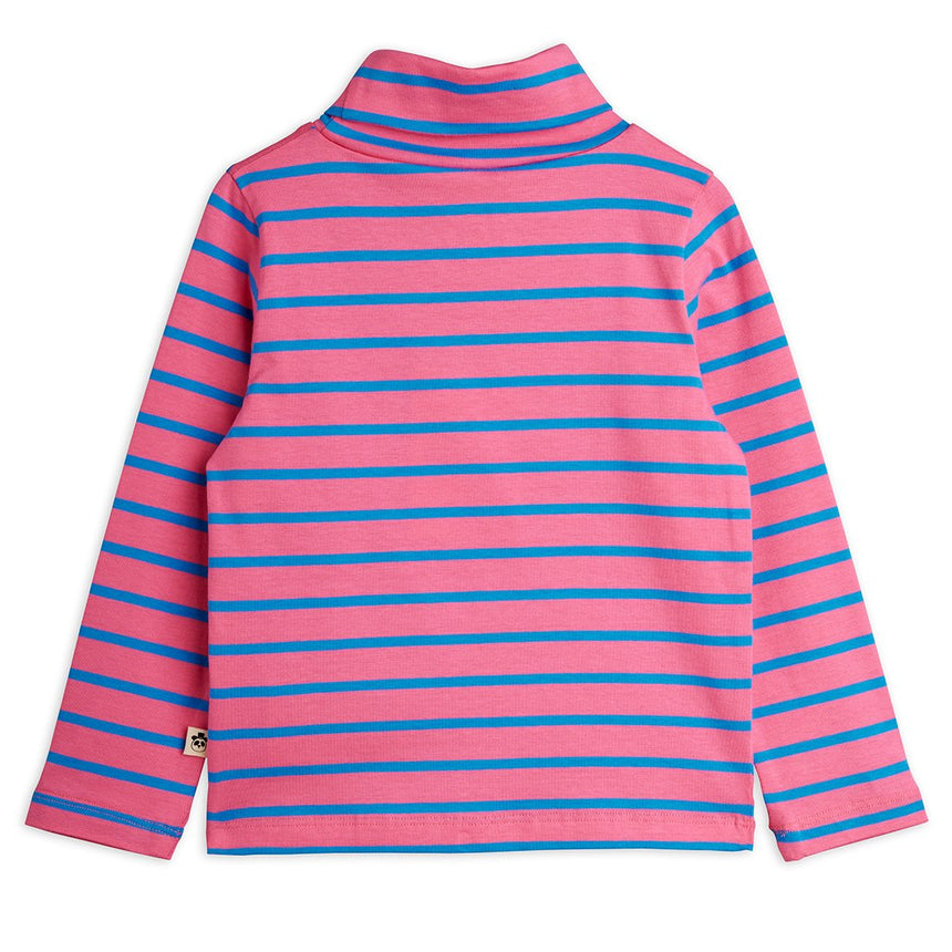 Mini Rodini - Stripe turtleneck top - pink | Scout & Co