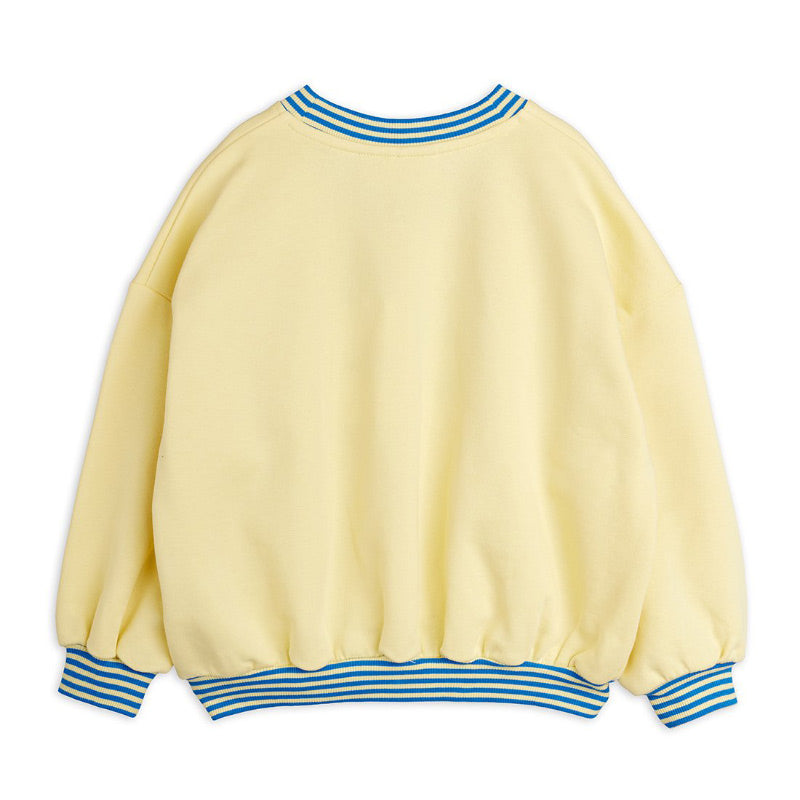 Mini Rodini - To The Moon embroidered sweatshirt - yellow | Scout & Co