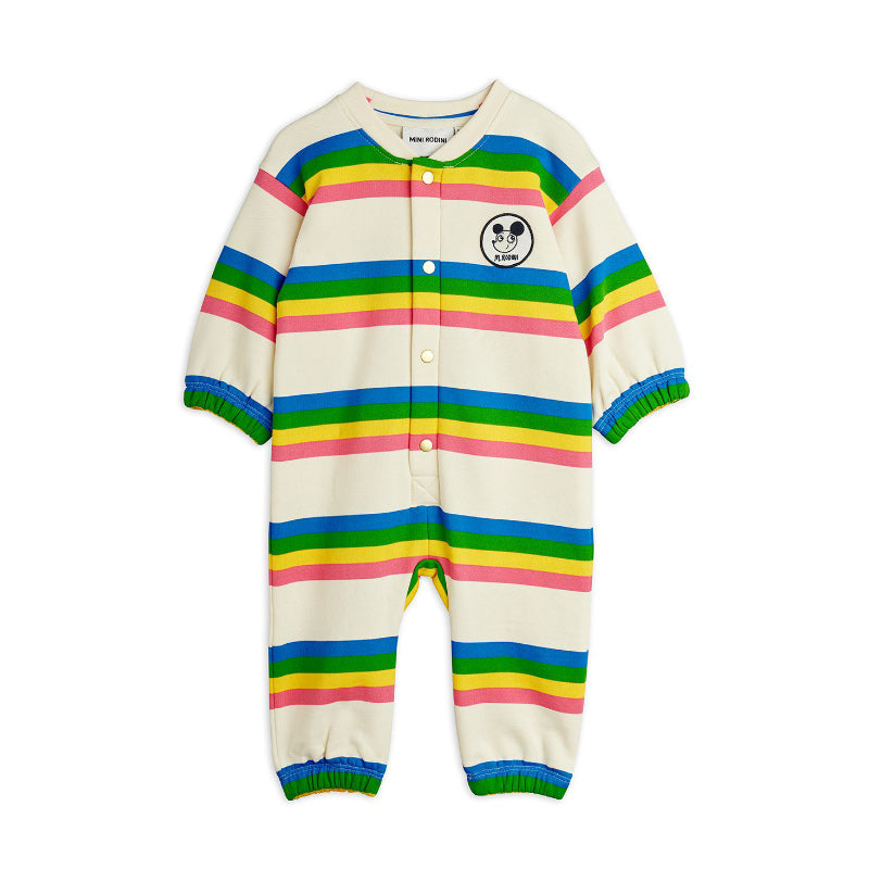 Mini Rodini - Ritzratz stripe baby onesie | Scout & Co
