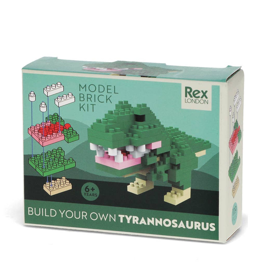 Rex - Build your own T-Rex dinosaur mini brick kit | Scout & Co