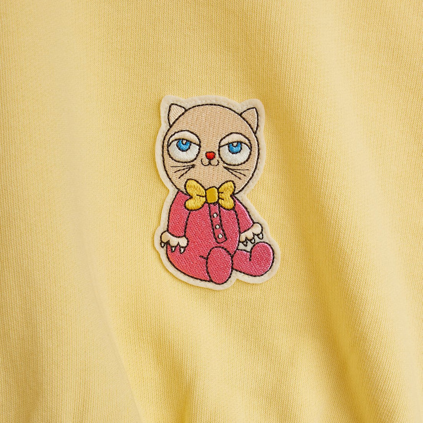 Mini Rodini - Minibabies patches sweatshirt - yellow | Scout & Co