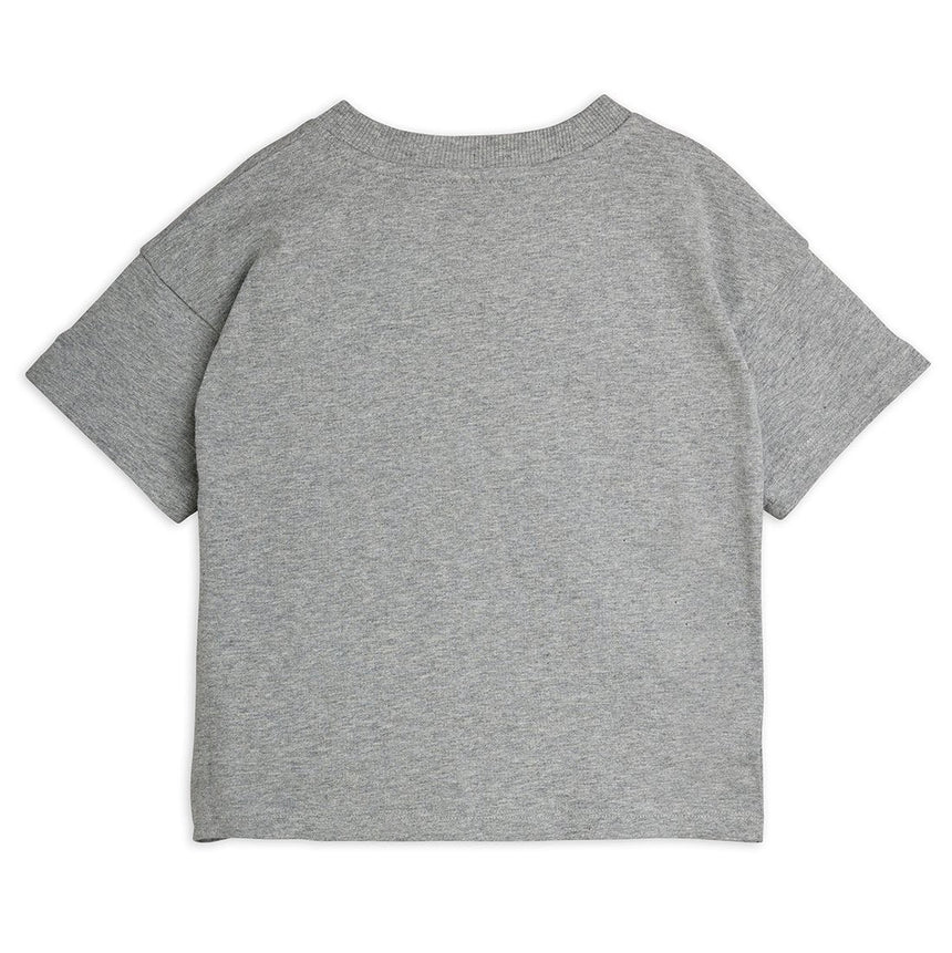 Mini Rodini - Minibabies patches short-sleeved tee - grey | Scout & Co