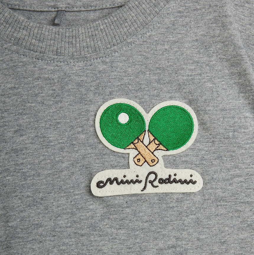 Mini Rodini - Minibabies patches short-sleeved tee - grey | Scout & Co