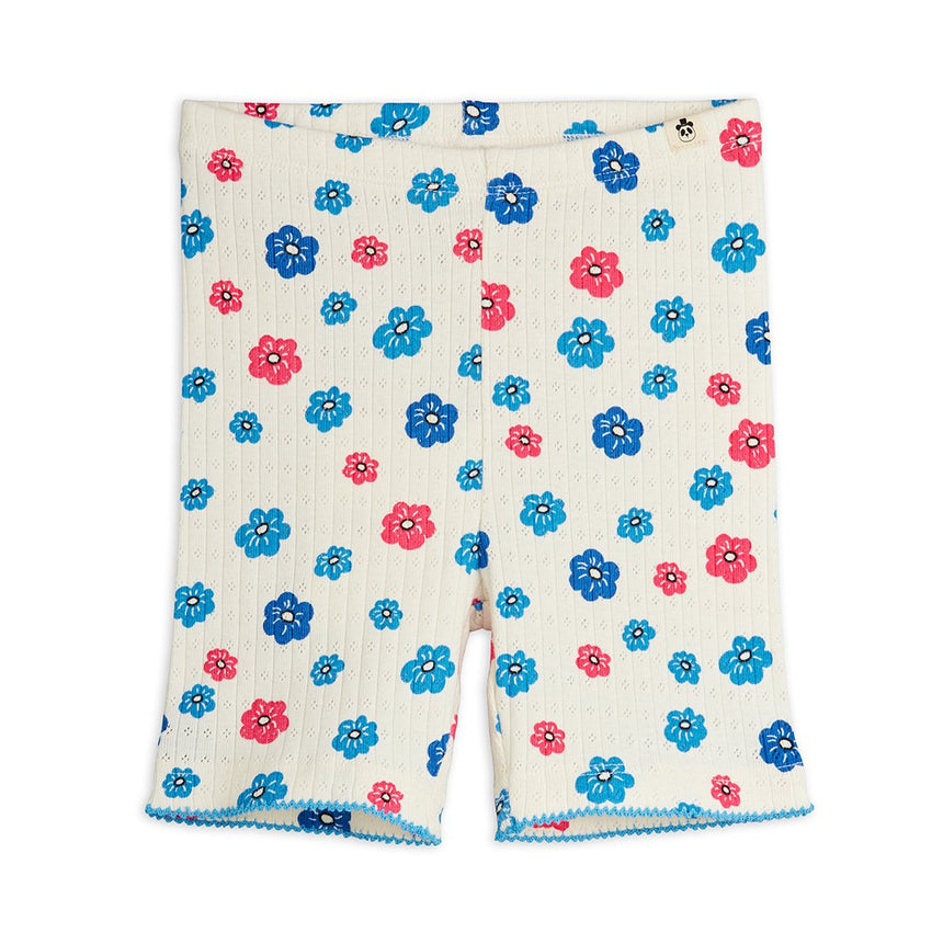 Mini Rodini - Flowers picot pointelle shorts | Scout & Co