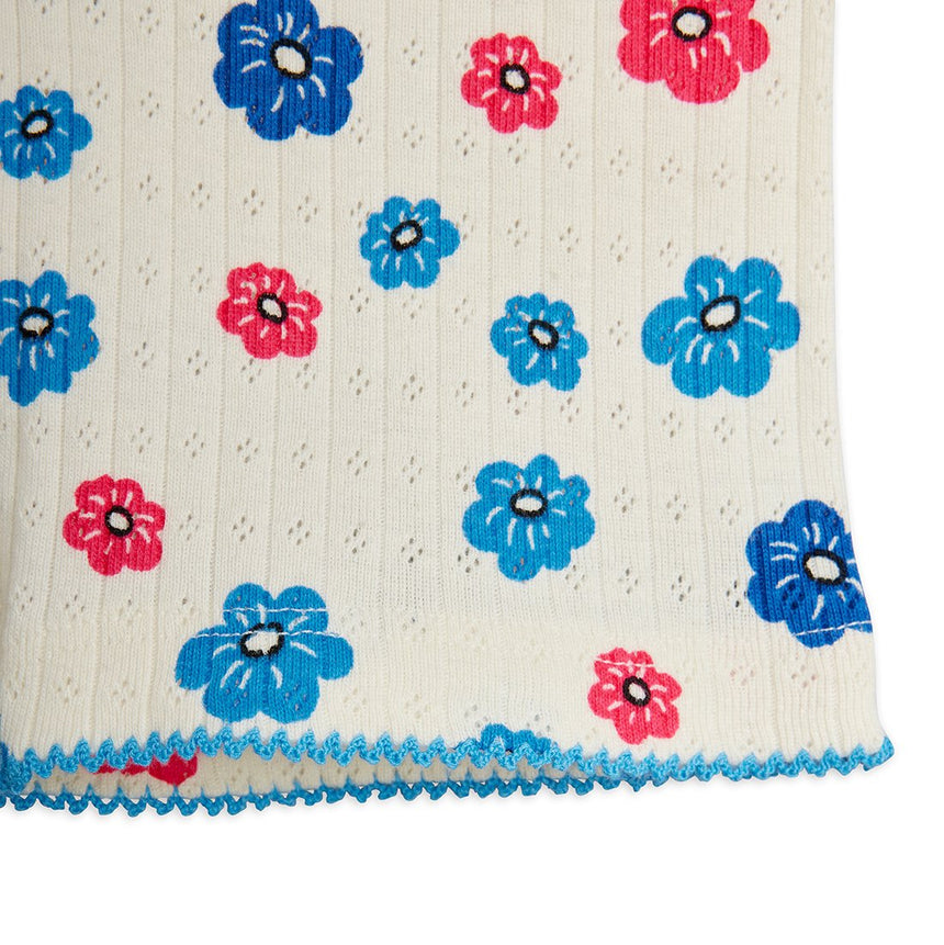 Mini Rodini - Flowers picot pointelle shorts | Scout & Co