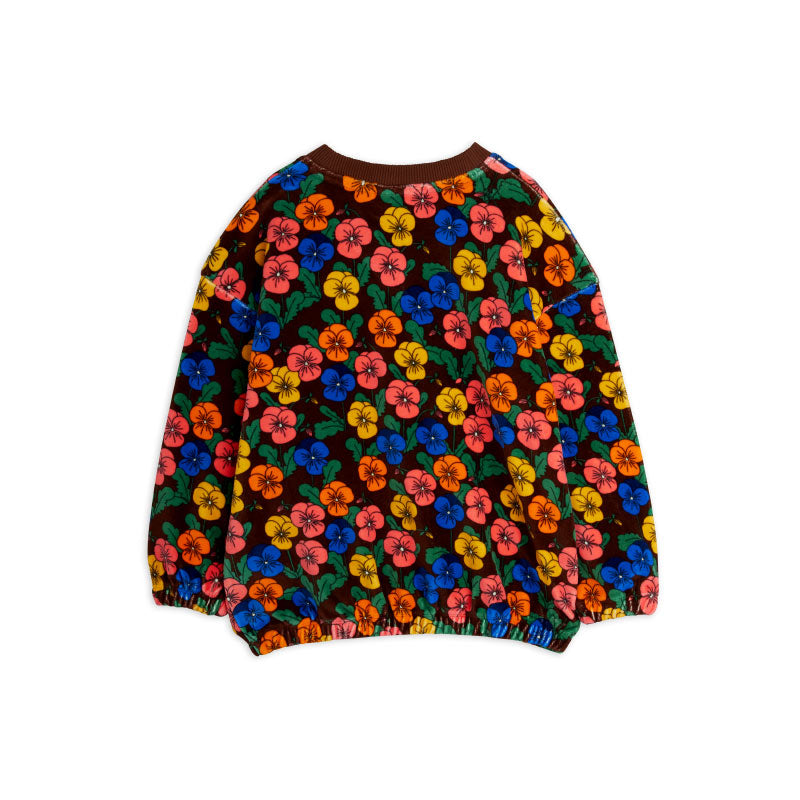 Mini Rodini - Violas velour sweatshirt