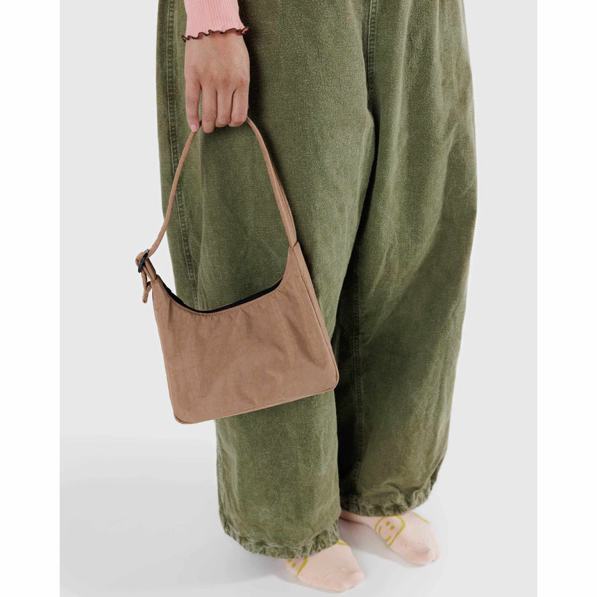 Baggu - Mini Nylon Shoulder bag - Cocoa | Scout & Co