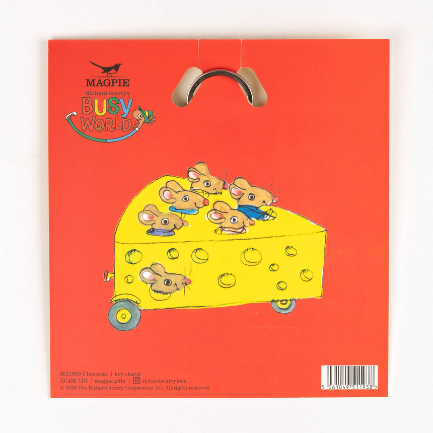 Magpie x Richard Scarry Cheesecar Key Charm | Scout & Co