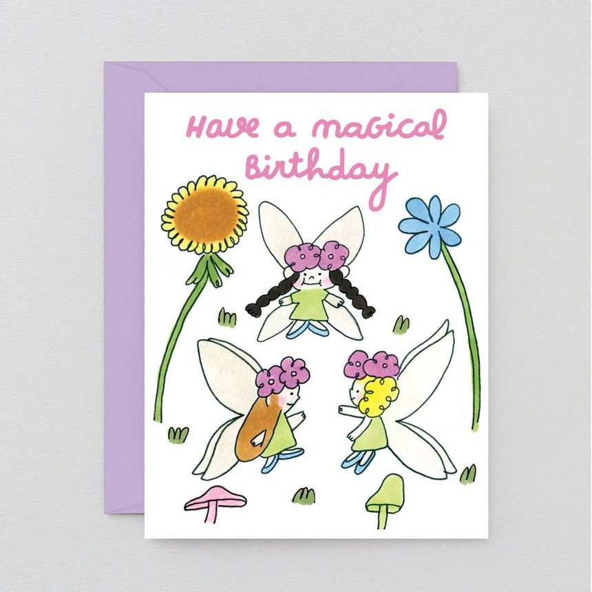 Wrap - Have a Magical Birthday Fairies card | Scout & Co