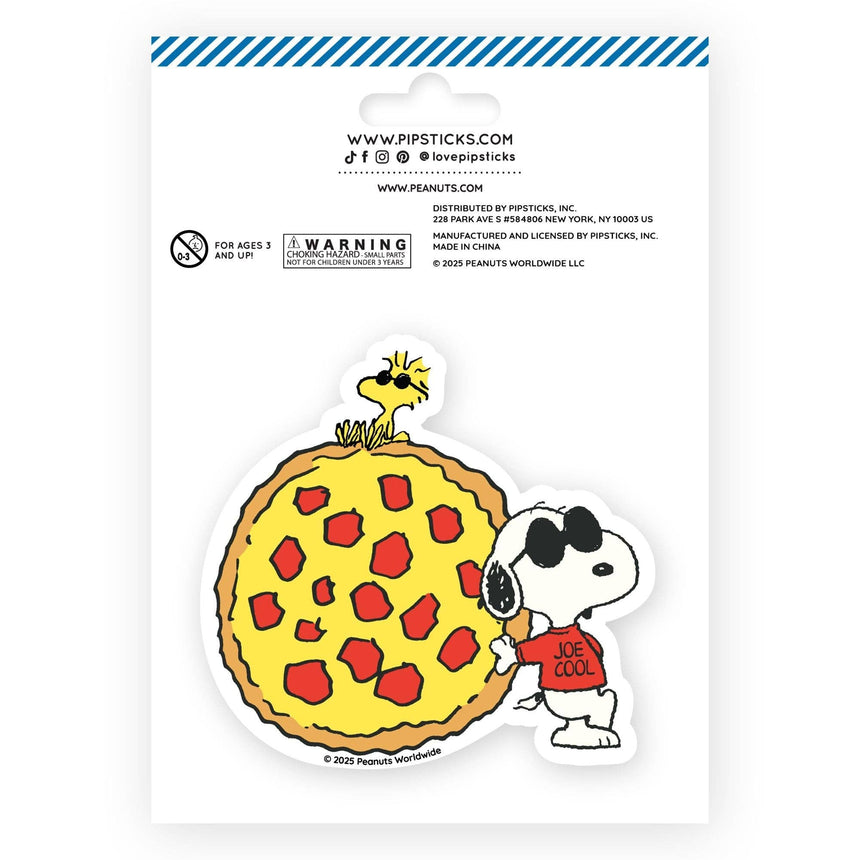 Pipsticks x Peanuts - Hot Pizza Scratch 'n Sniff stickers (2 sheets) | Scout & Co