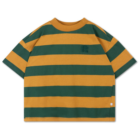 Repose AMS - Boxy T-shirt - Gold Country Green Stripe | Scout & Co