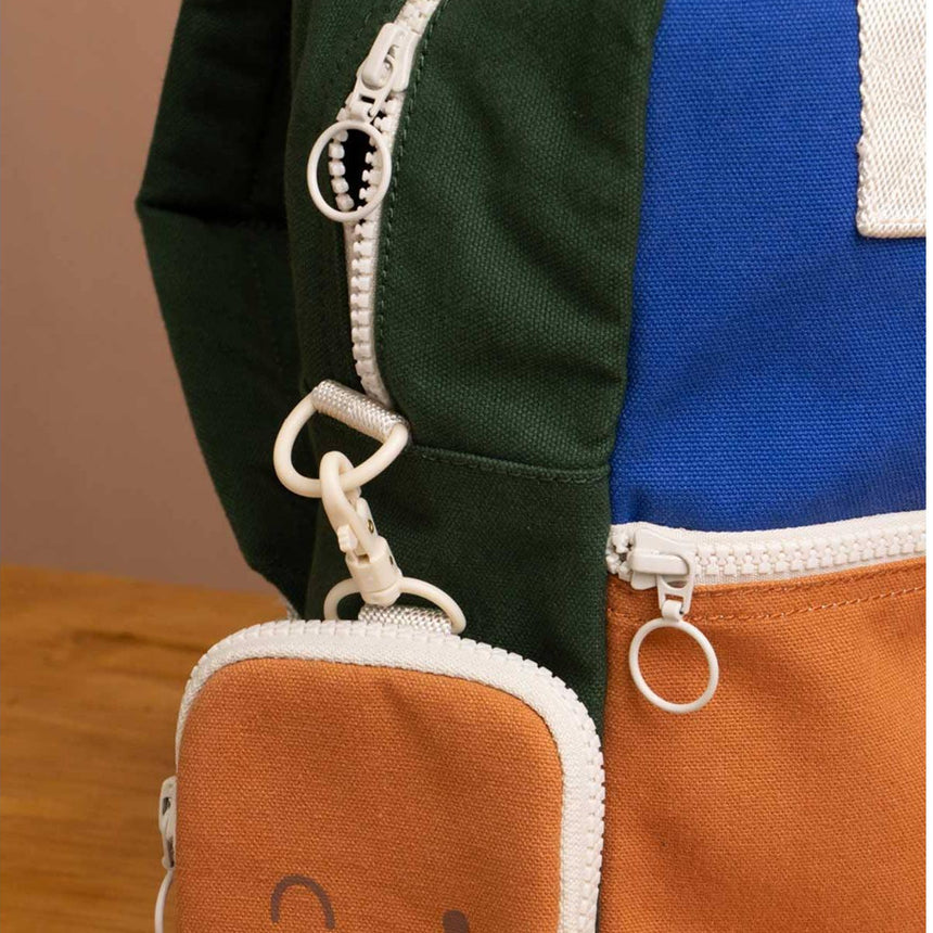 Hindbag - Arthur Tricolour Backpack - Electric Blue | Scout & Co