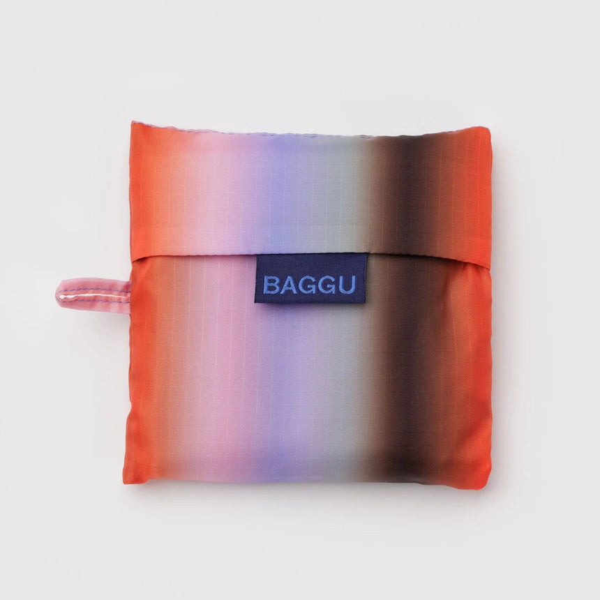 Baggu- Standard Baggu reusable bag - Gradient Stripe Poppy & Lilac | Scout & Co