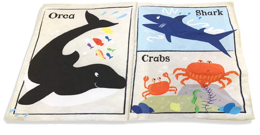 Jo & Nic's Crinkly Cloth Books - Under the Sea