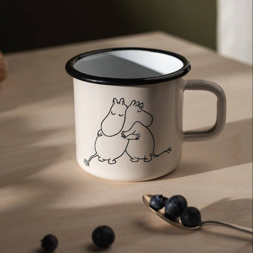 Muurla - Moomin enamel mug - Moomin 80 | Scout & Co