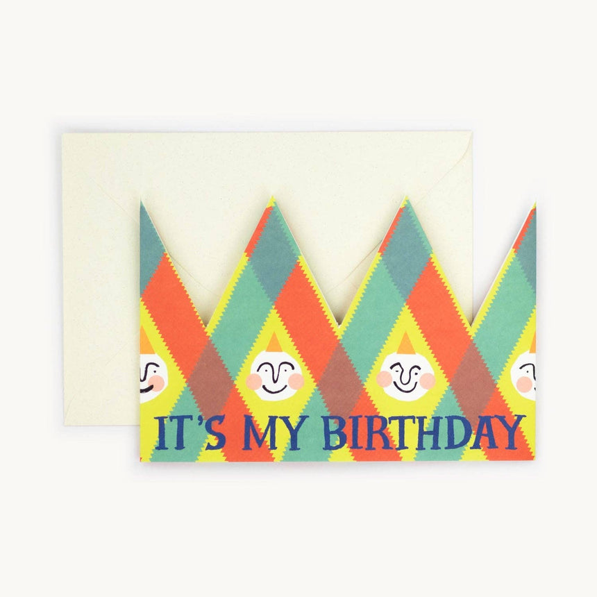 Hadley - It's My Birthday party hat card | Scout & Co