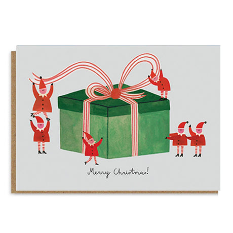 Daria Solak - Little Helpers Christmas present card | Scout & Co