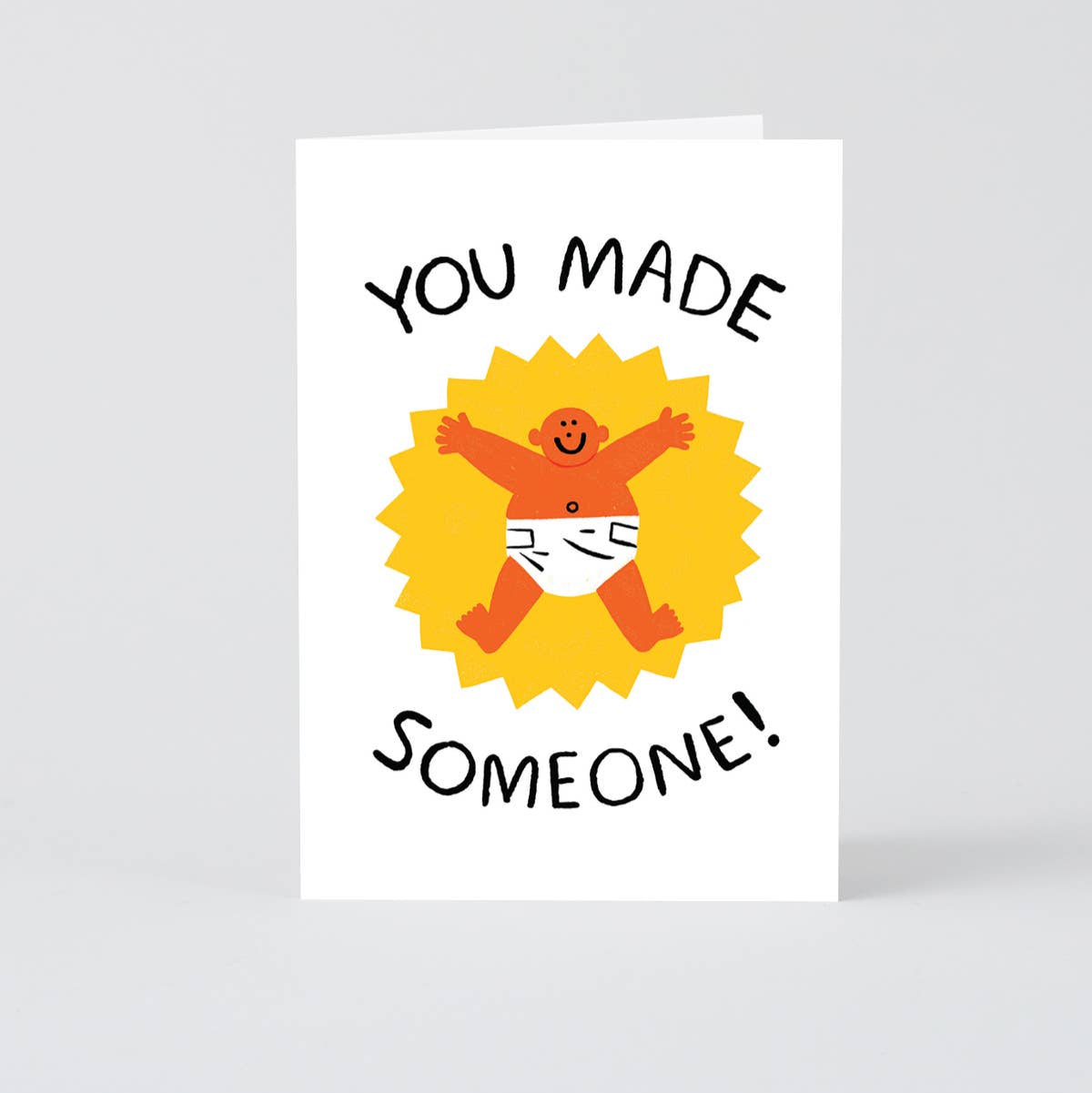 Wrap - 'You Made Someone' new baby card | Scout & Co
