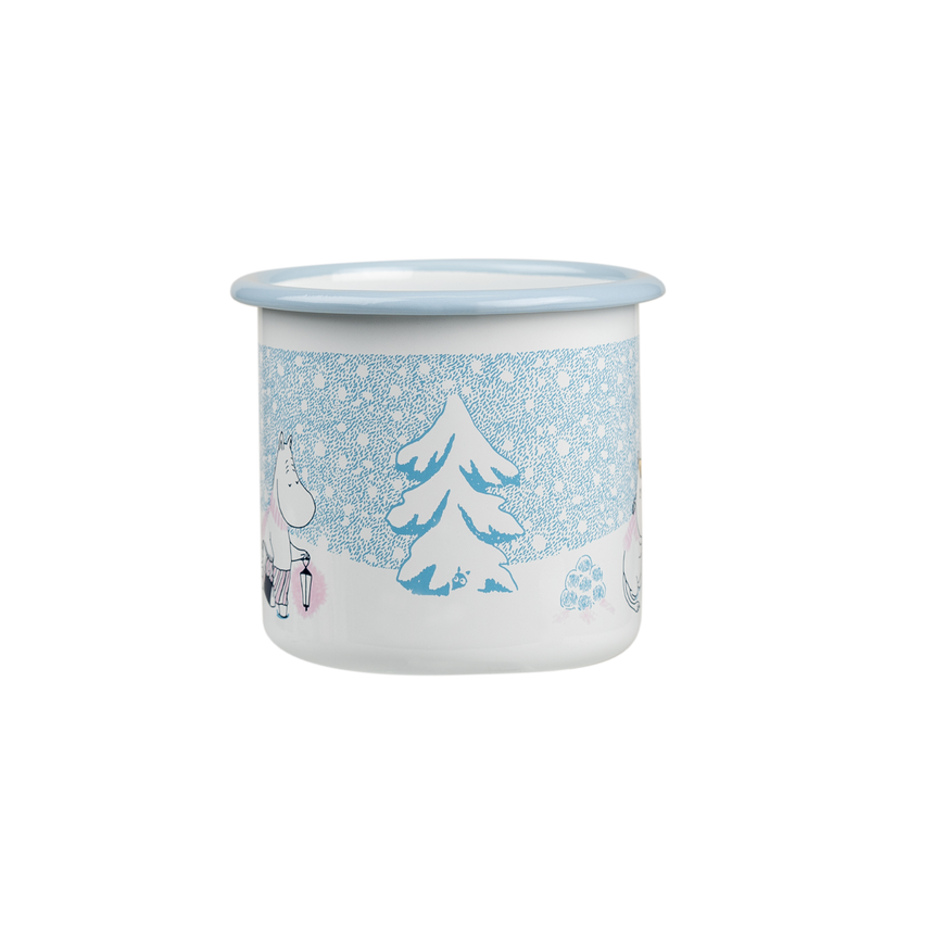 Muurla - Moomin Christmas enamel mug - Let It Snow | Scout & Co