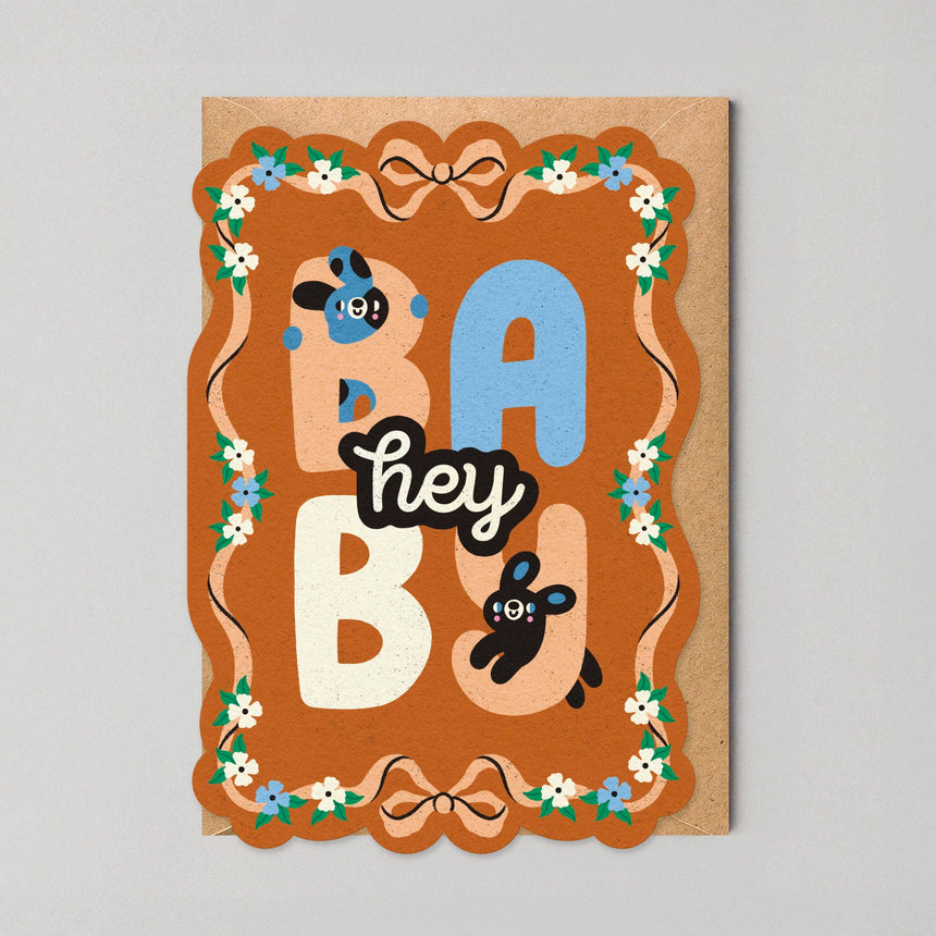 Studio Boketto - Hey Baby card | Scout & Co