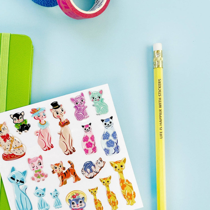 Pipsticks - Feline Finery stickers | Scout & Co