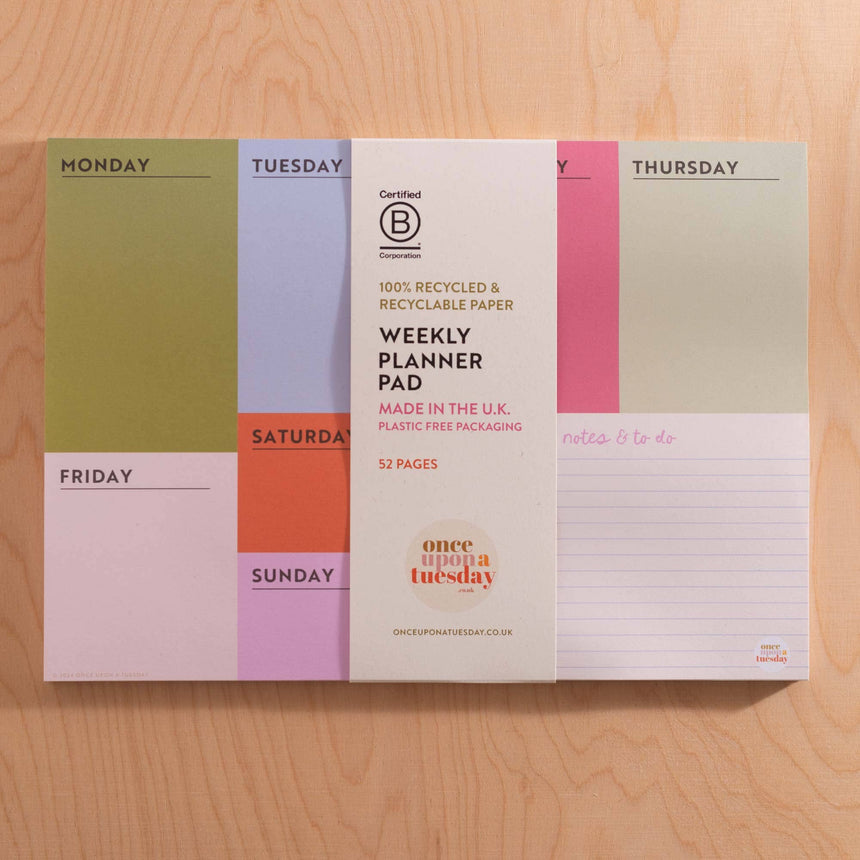 Good Tuesday - A4 Weekly Planner Pad - Block My Life | Scout & Co