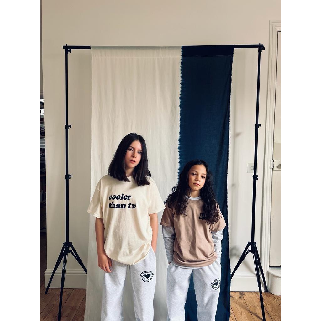 Young Double x Scout & Co exclusive - Cooler Than TV T-shirt - Natural | Scout & Co