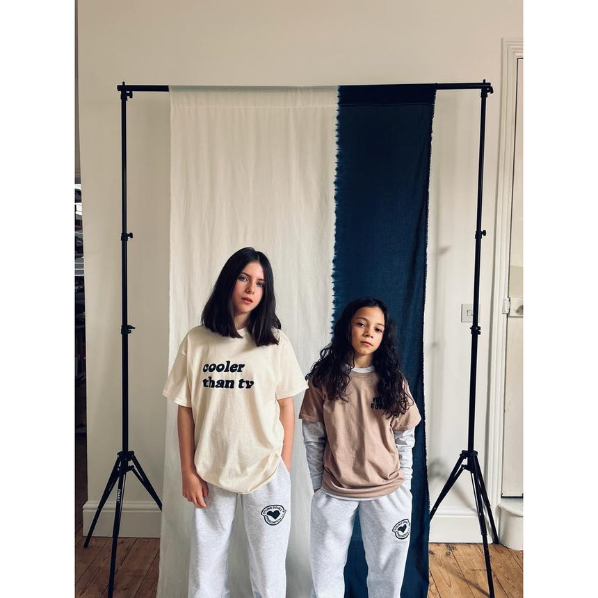 Young Double x Scout & Co exclusive - Cooler Than TV T-shirt - Natural | Scout & Co