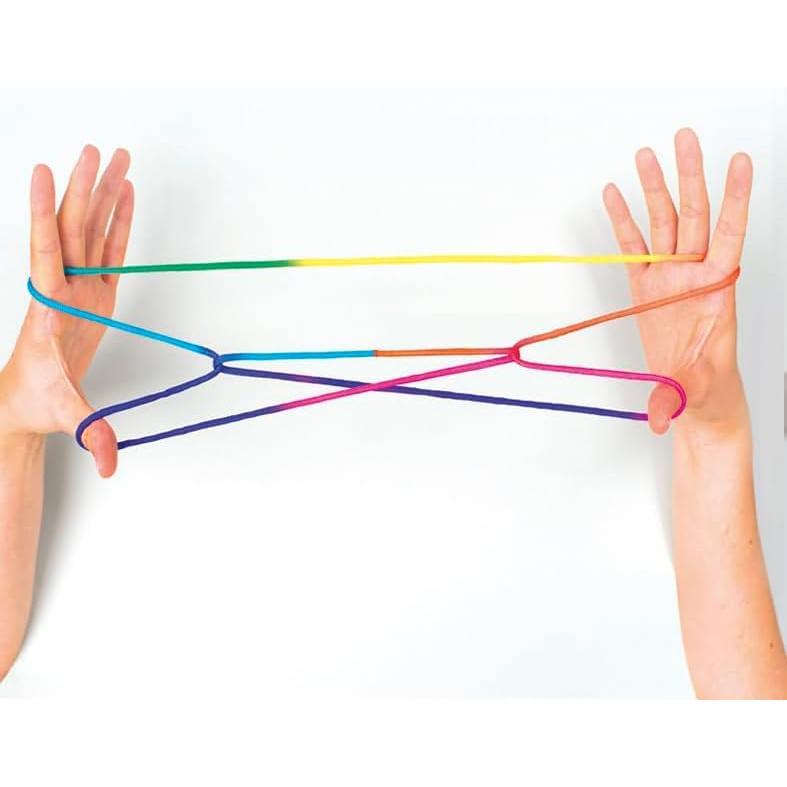 Folia - Finger twist cats cradle game - Rainbow | Scout & Co