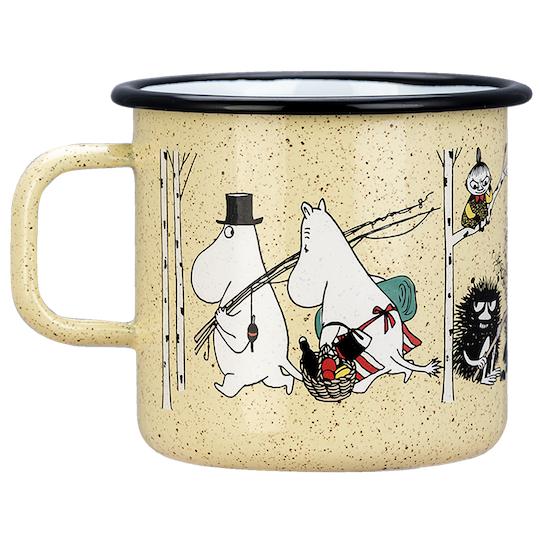 Muurla - Moomin enamel XL mug - Campers | Scout & Co