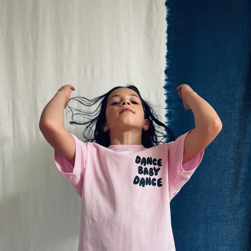 Young Double x Scout & Co exclusive - Dance Baby Dance adult T-shirt - Pink - Pre order | Scout & Co
