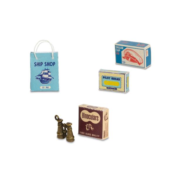 Sam & Julia: The Mouse Mansion - Mouse Mansion To Go suitcase: Grandpa Sailor's Cabin | Scout & Co