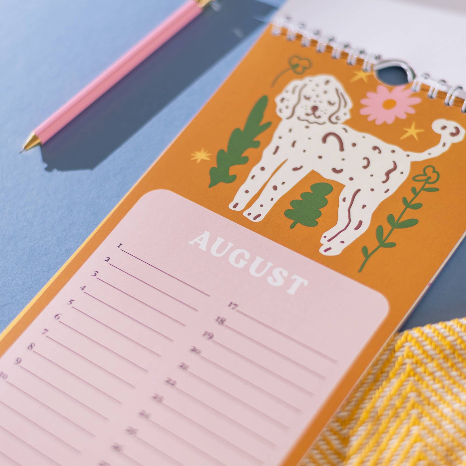 Undated Birthday Calendar | Dogs & Doodles | Scout & Co