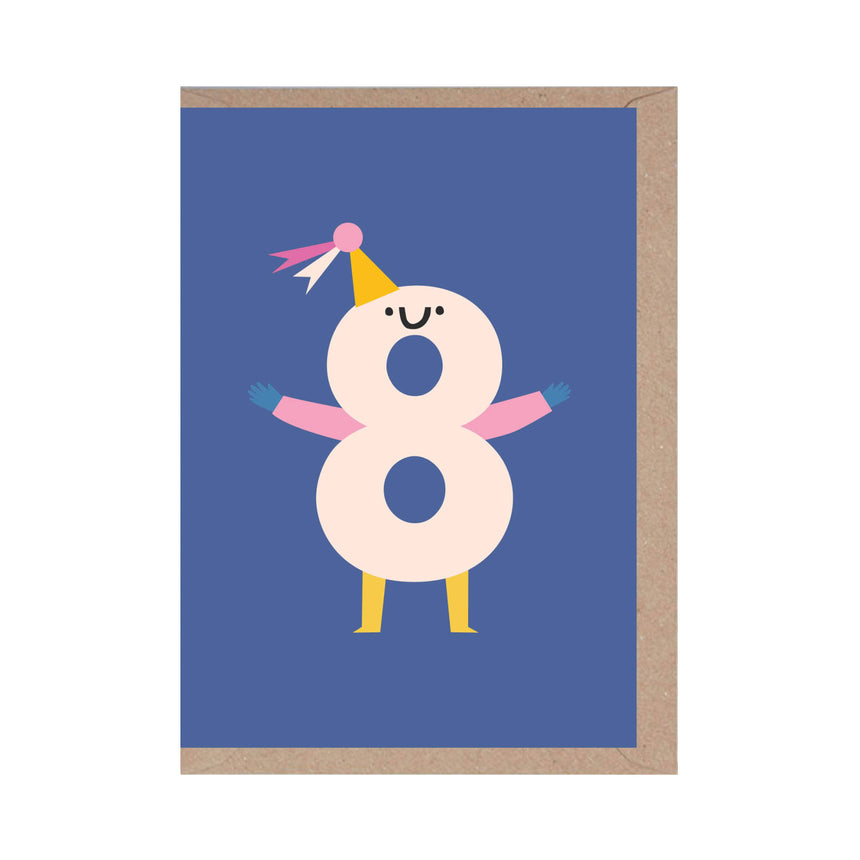 Rumble Cards - 8th Birthday die-cut card | Scout & Co