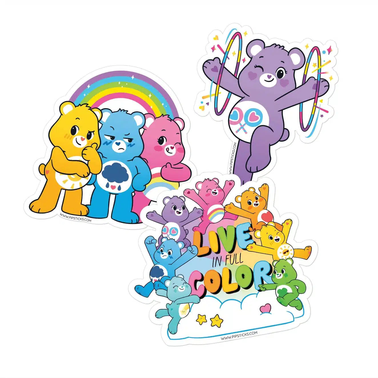 Pipsticks - Care Bears vinyl stickers collection | Scout & Co