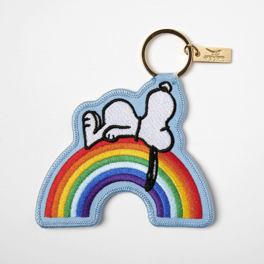Magpie x Peanuts - Snoopy Rainbow Key Charm | Scout & Co