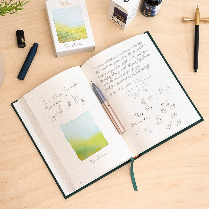 Tom's Studio - The Wren refillable writing pen - Ivy | Scout & Co
