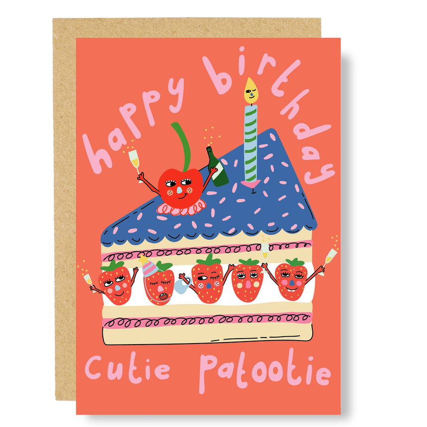 Eat The Moon - Cutie Patootie birthday card | Scout & Co