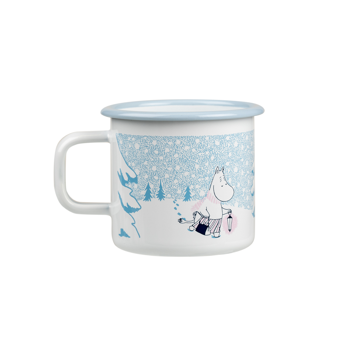 Muurla - Moomin Christmas enamel mug - Let It Snow | Scout & Co