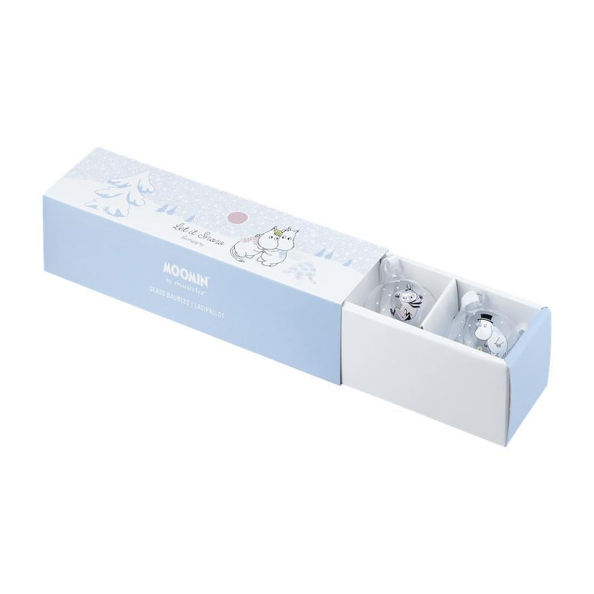 Muurla - Moomin Christmas baubles set of 4 - Let It Snow | Scout & Co