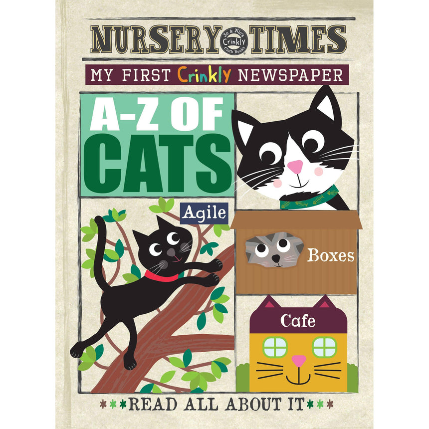 Jo & Nic's Crinkly Cloth Books - A-Z of Cats | Scout & Co