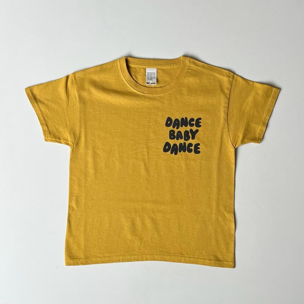 Young Double x Scout & Co exclusive - Dance Baby Dance T-shirt - Mustard | Scout & Co