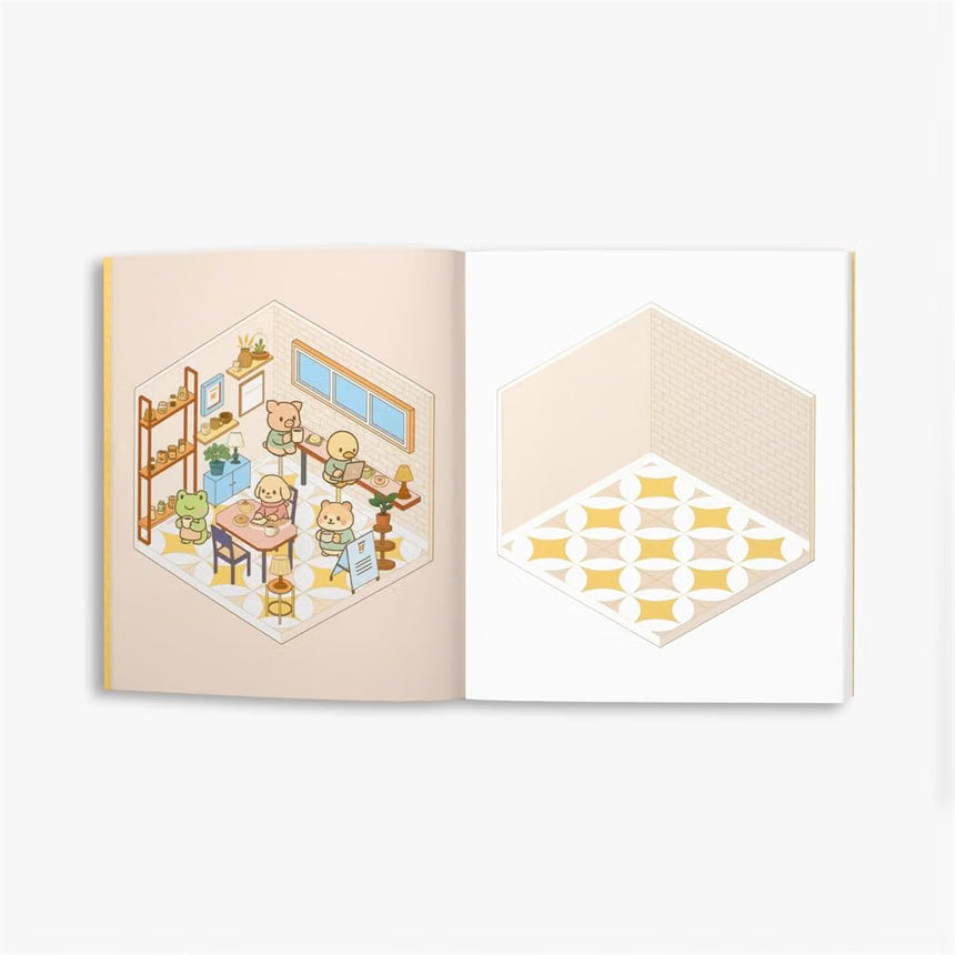 Cute 'n' Cozy Sticker Therapy: Coffee Shops - Zenny Abanales | Scout & Co