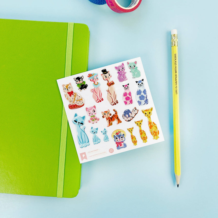 Pipsticks - Feline Finery stickers | Scout & Co