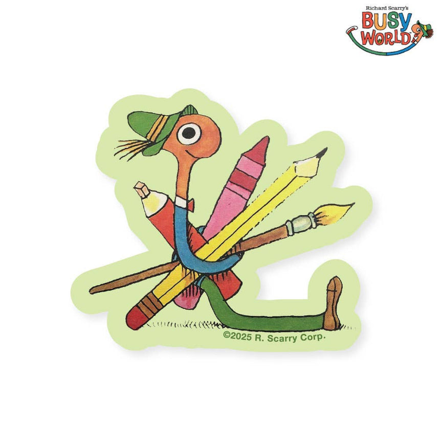 3P4 x Richard Scarry - Lowly Art sticker | Scout & Co