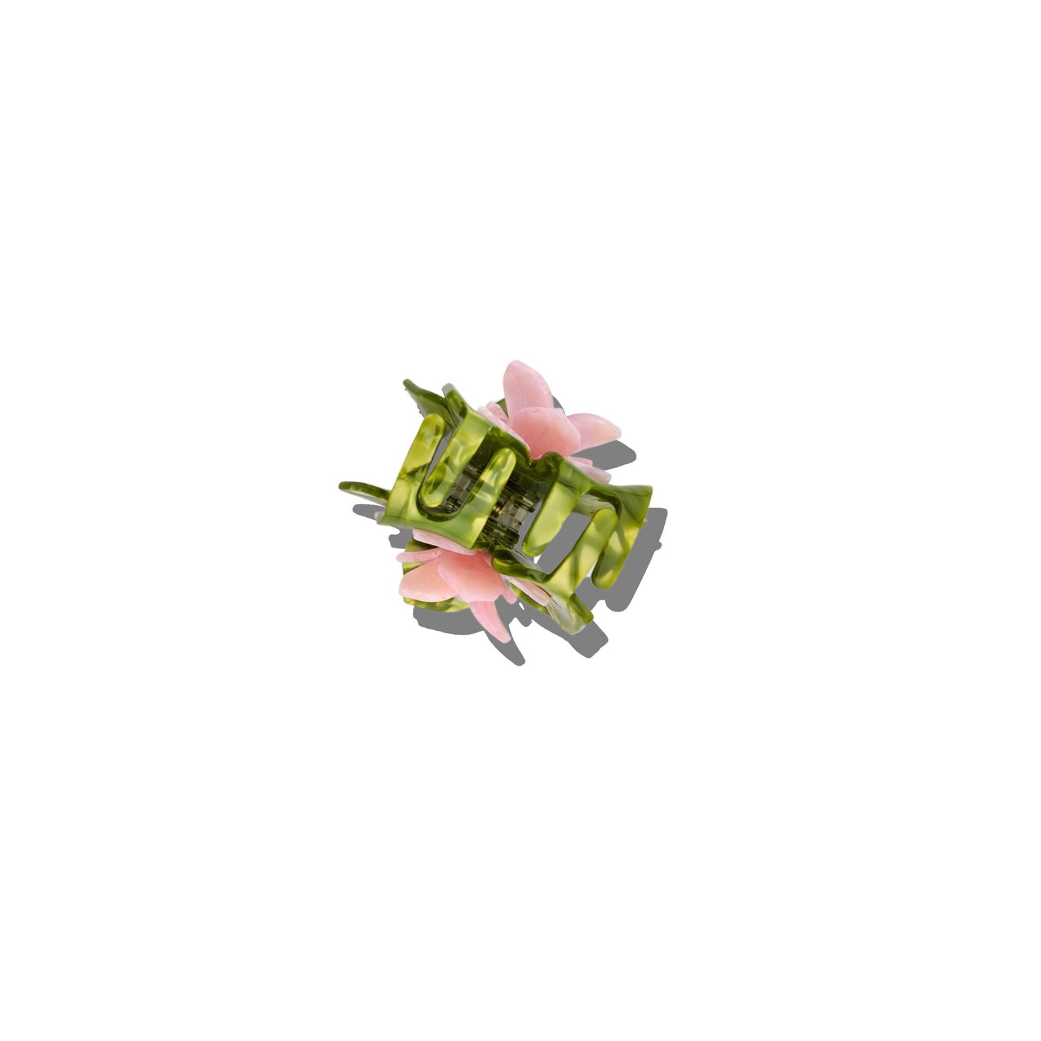 Solar Eclipse - Origami Marigold Flower handpainted hair claw | Scout & Co