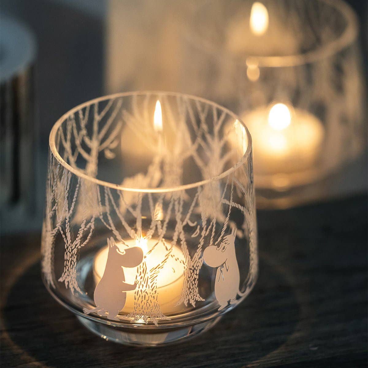 Muurla - Moomin glass tealight holder / small bowl - In The Woods | Scout & Co