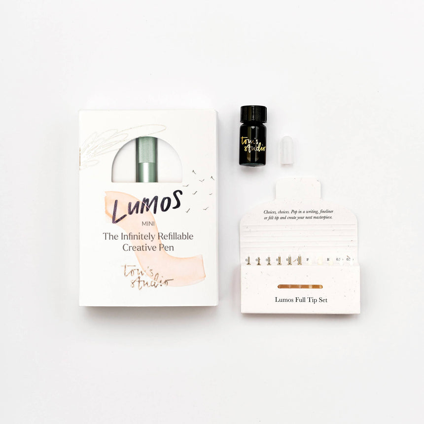 Tom's Studio - Lumos Mini refillable pen - Sage | Scout & Co